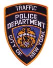 NYPD (New York Police Dept.) Traffic Shoulder Patch